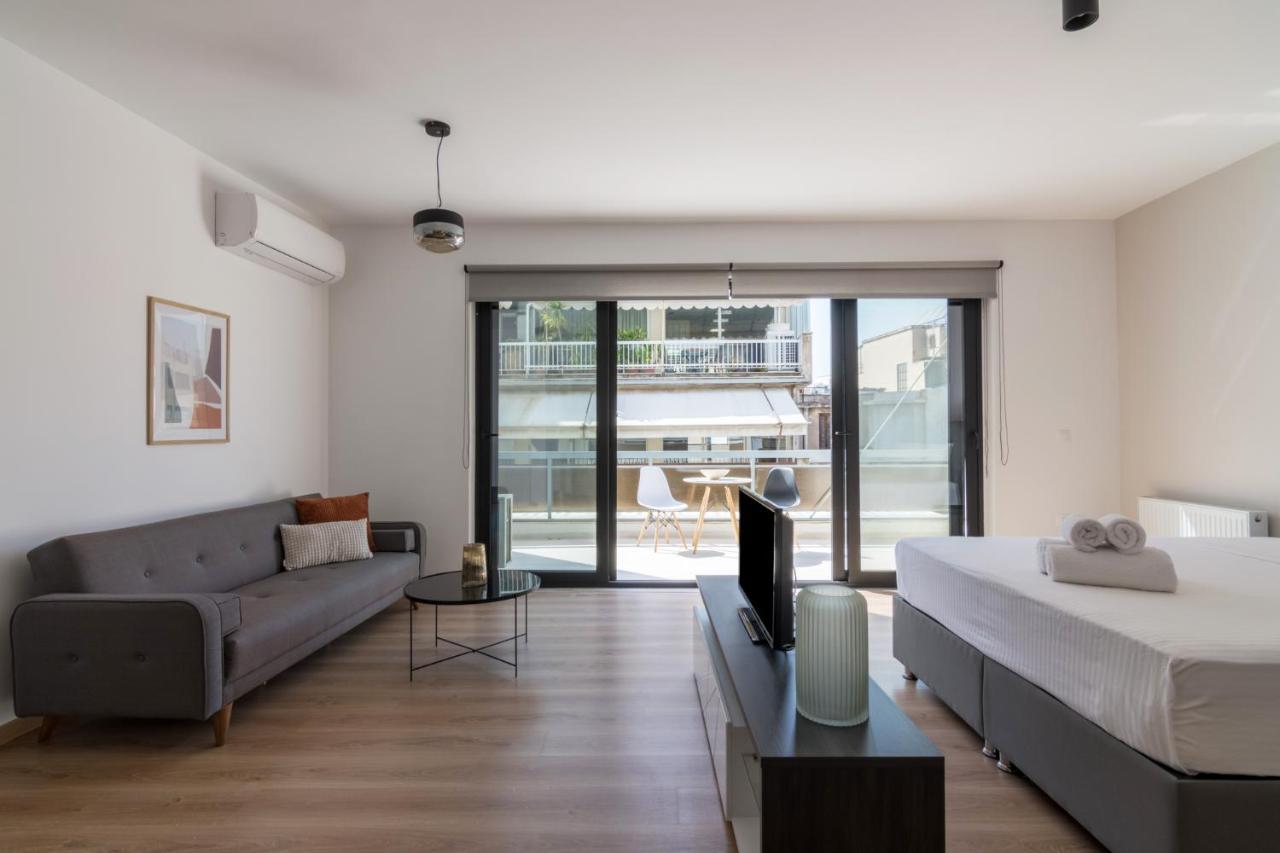Leochares Lifestyle Apartments - Self Check-In Athén Kültér fotó