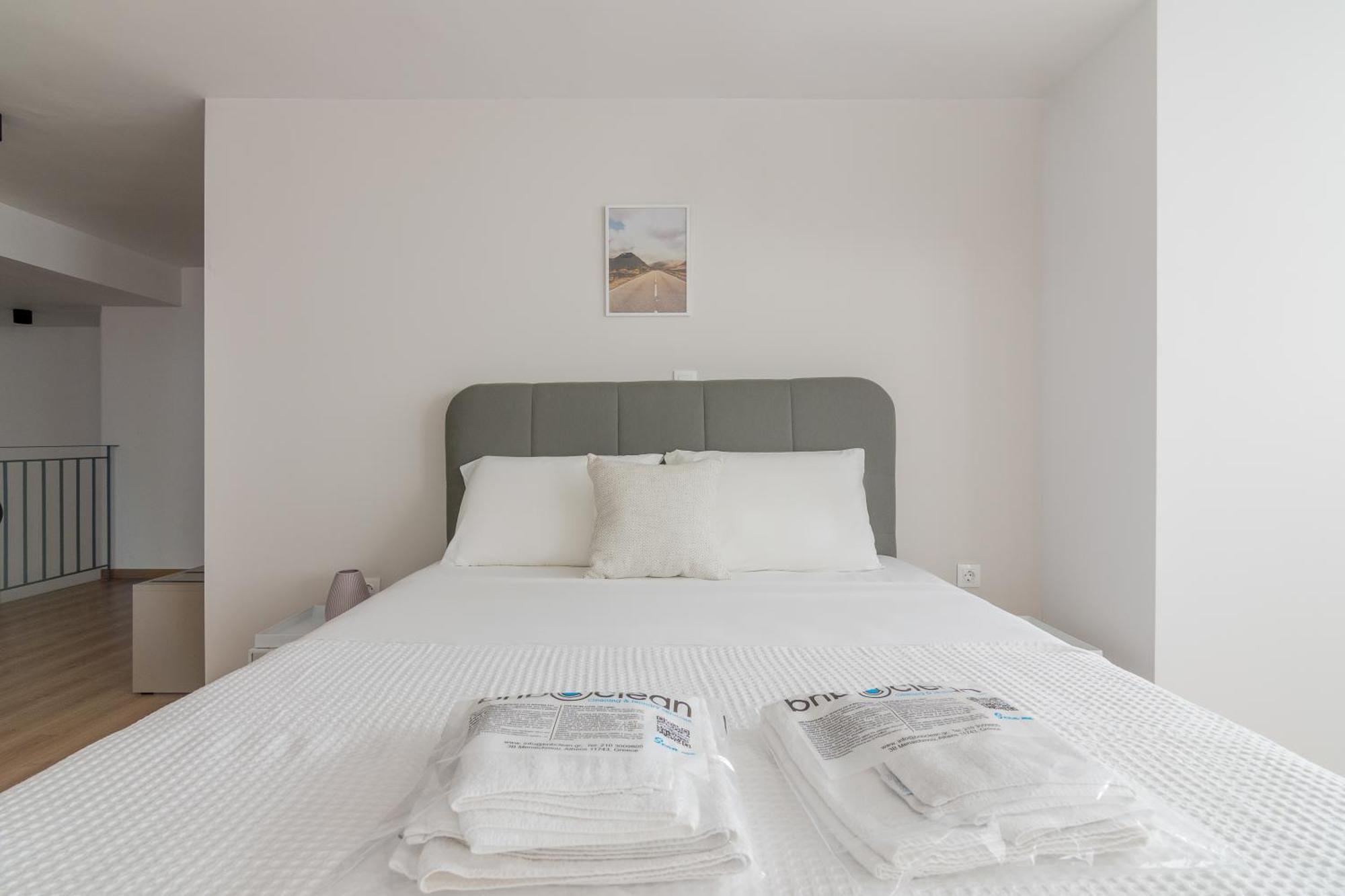 Leochares Lifestyle Apartments - Self Check-In Athén Szoba fotó